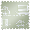 Cars and Lorries, Soft Green - Roller Blind